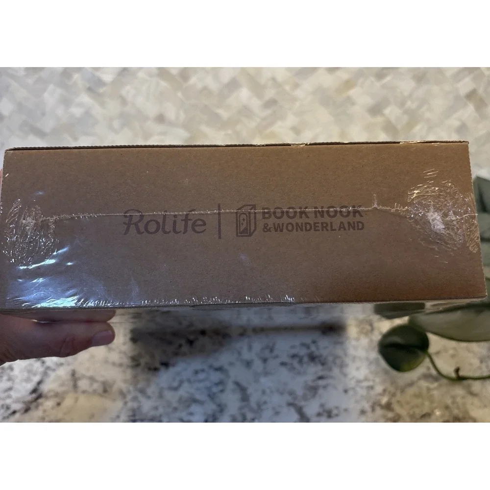 Rolife 3D Wooden Book Nook‎ & wonderland Kit DIY Miniature Venice LED Bookshelf