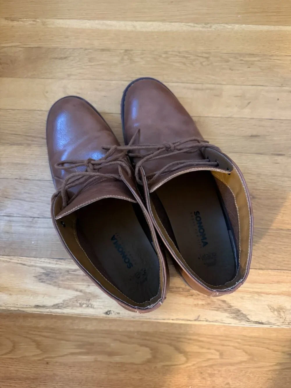SONOMA Brown Chukka Desert Boots Lace Up Ankle Boots 12M