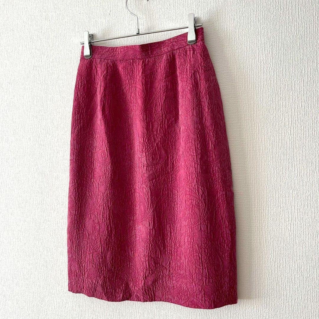 wineclub ▶ Skirt Set-up, Size 9, Pink, Made in Japan