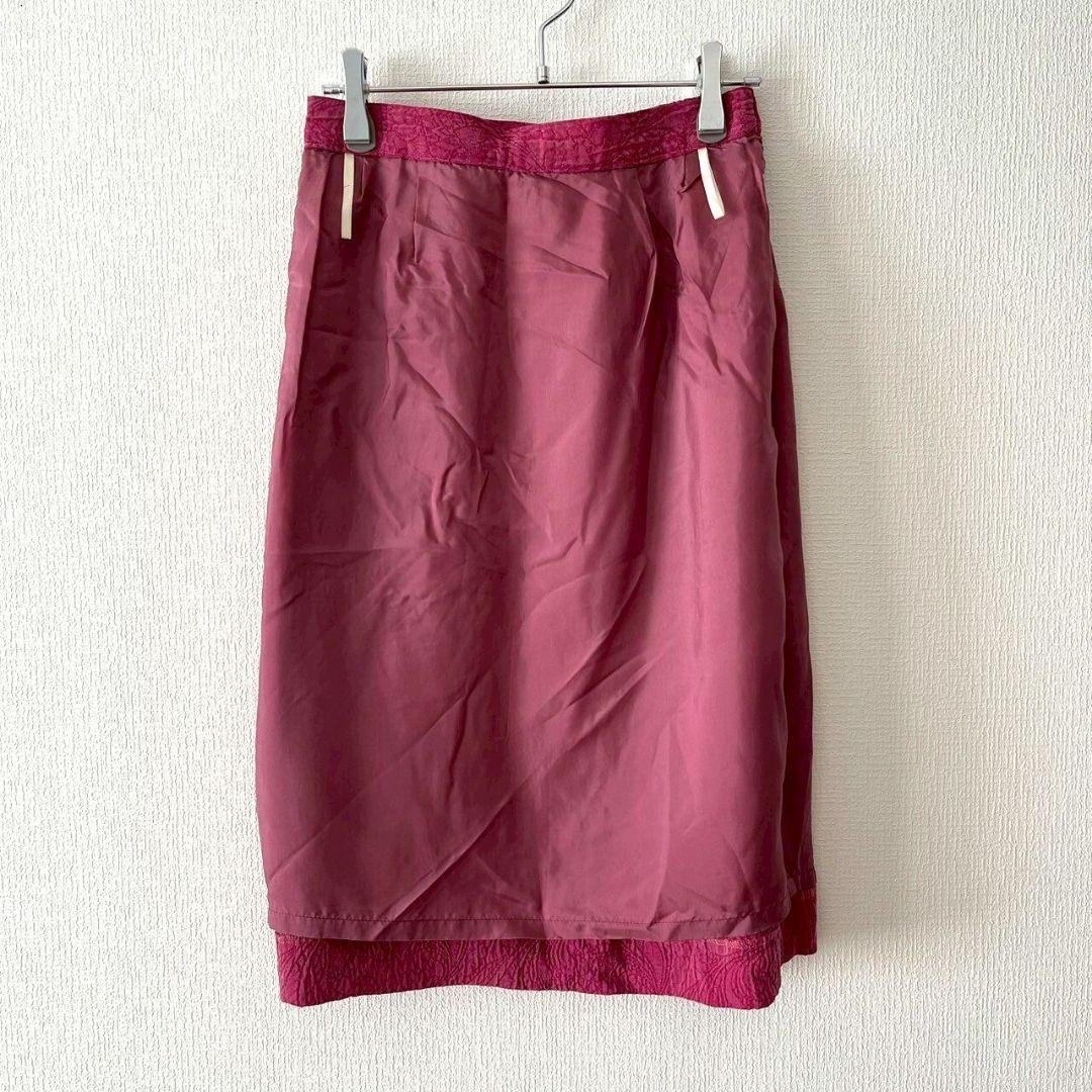 wineclub ▶ Skirt Set-up, Size 9, Pink, Made in Japan