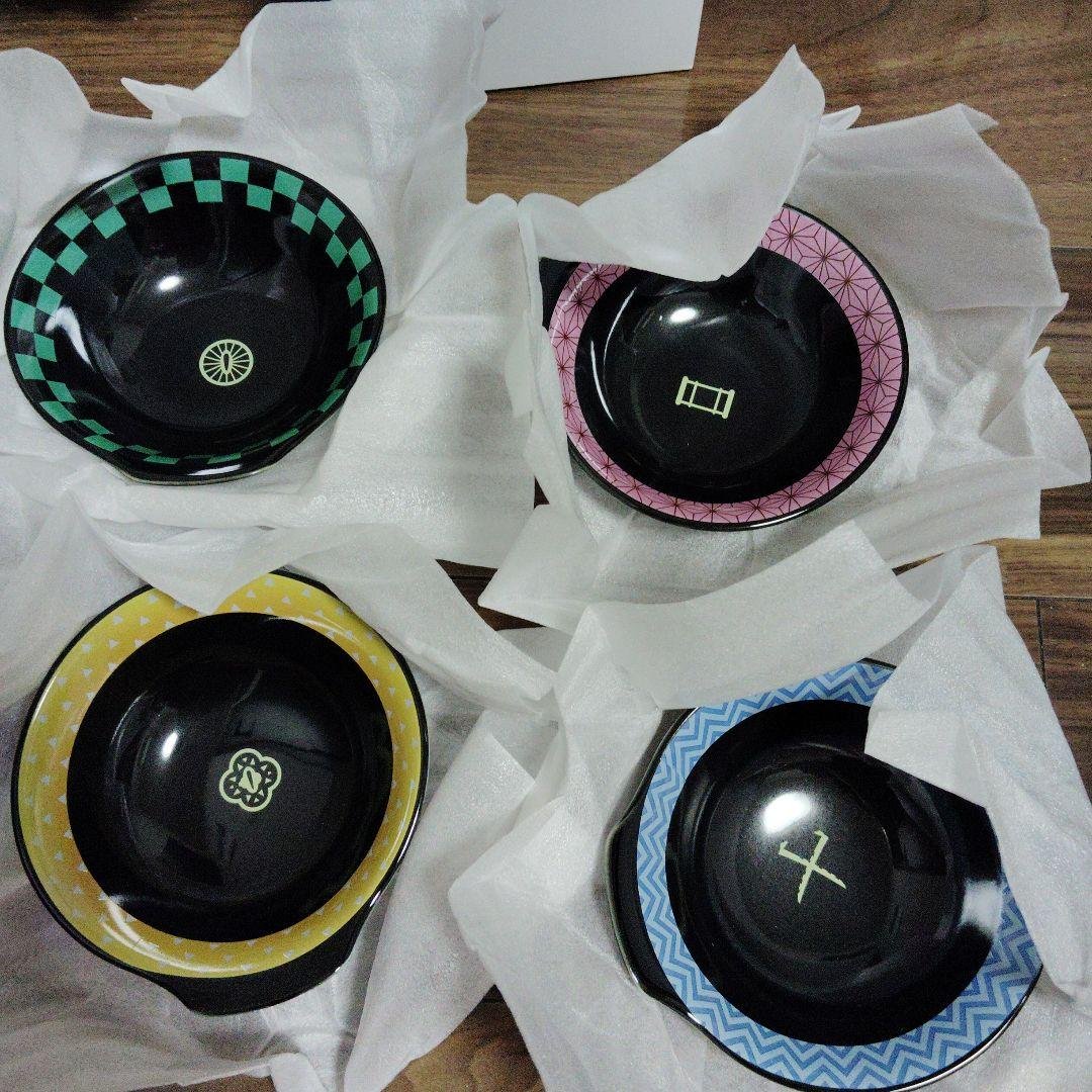 Demon Slayer Kikkoman Tonkatsu Sauce Bowls Set of 4 (Season 1)