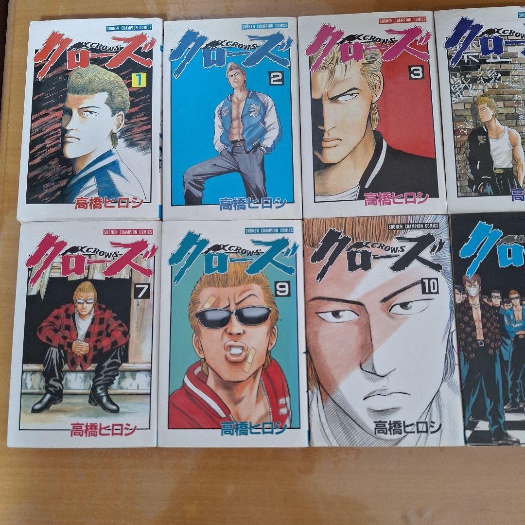 Price reduction ♡ Crows Volumes 1-7, 9-11, plus 2 side stories, 12-volume set. Crows Zero. Bonus included.