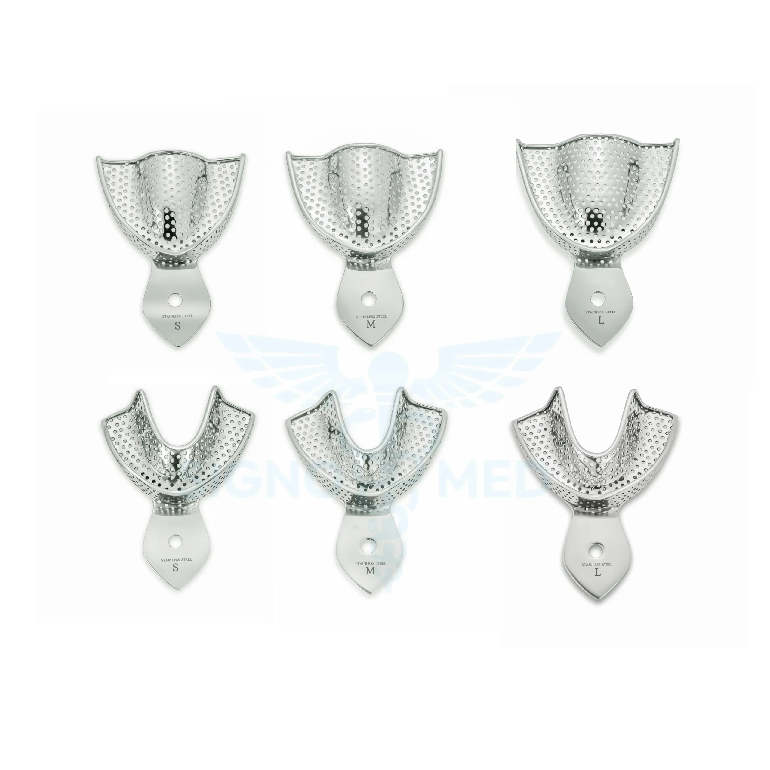 SM-2125 FOR WEBSITE IMPRESSION TRAYS (Set of 6 Upper Lower) - Image 1